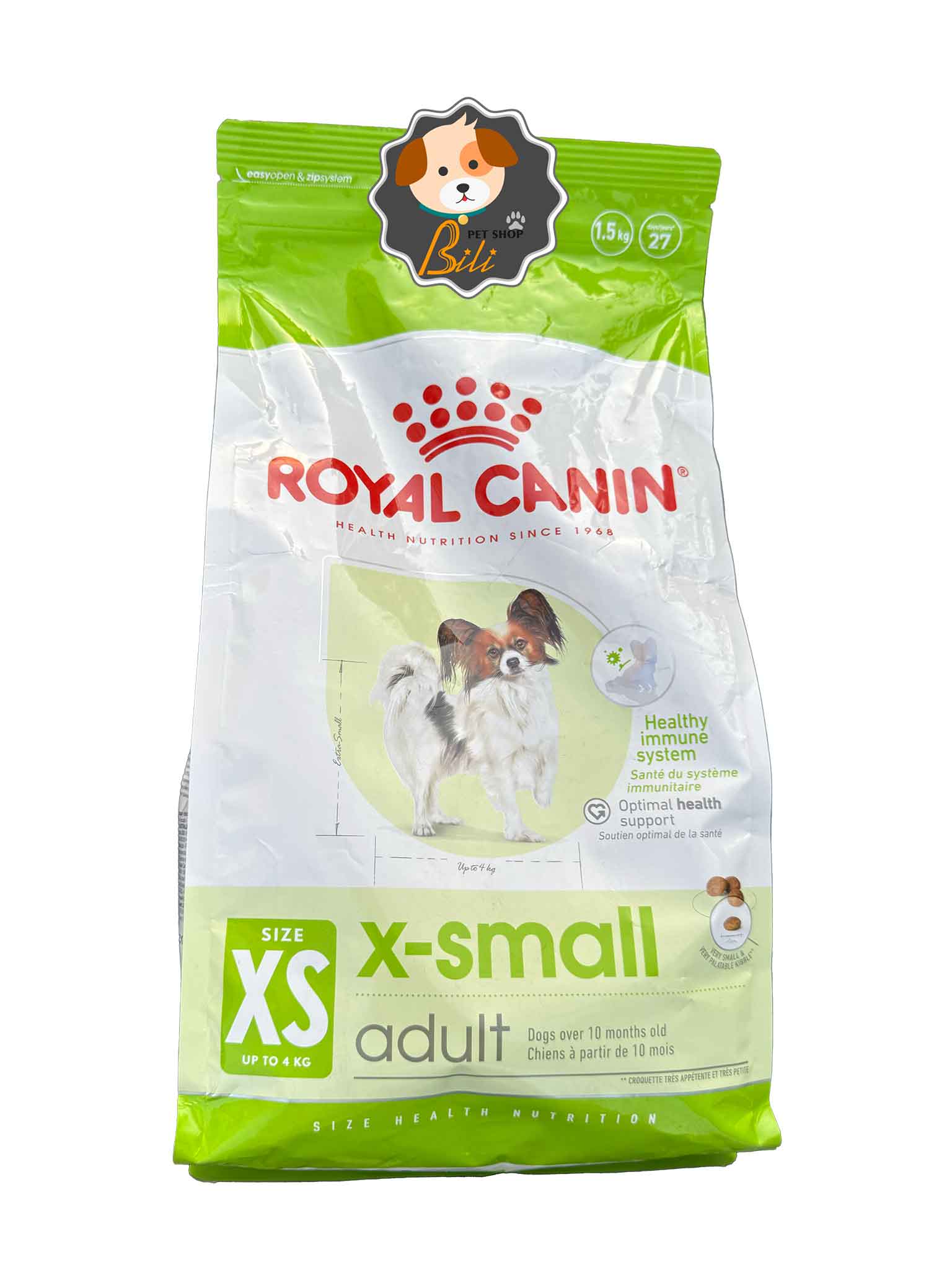 غذای خشک سگ رویال کنین ایکس اسمال ادالت ۱٫۵ کیلویی ـ ROYAL CANIN X SMALL ADULT 1/5 KG