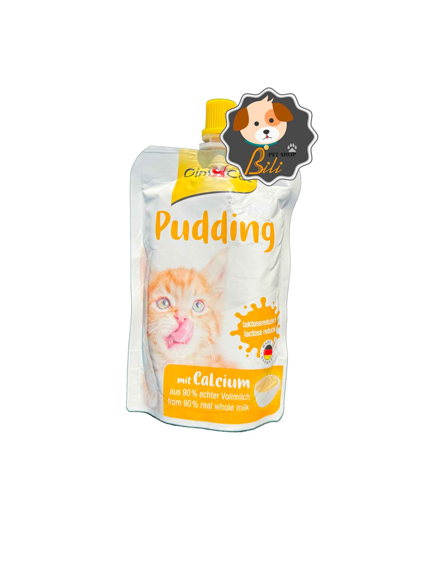 پودینگ گربه جیم کت ۱۵۰ گرمی ـ GIM CAT PUDDING & CALCIUM 150 GR