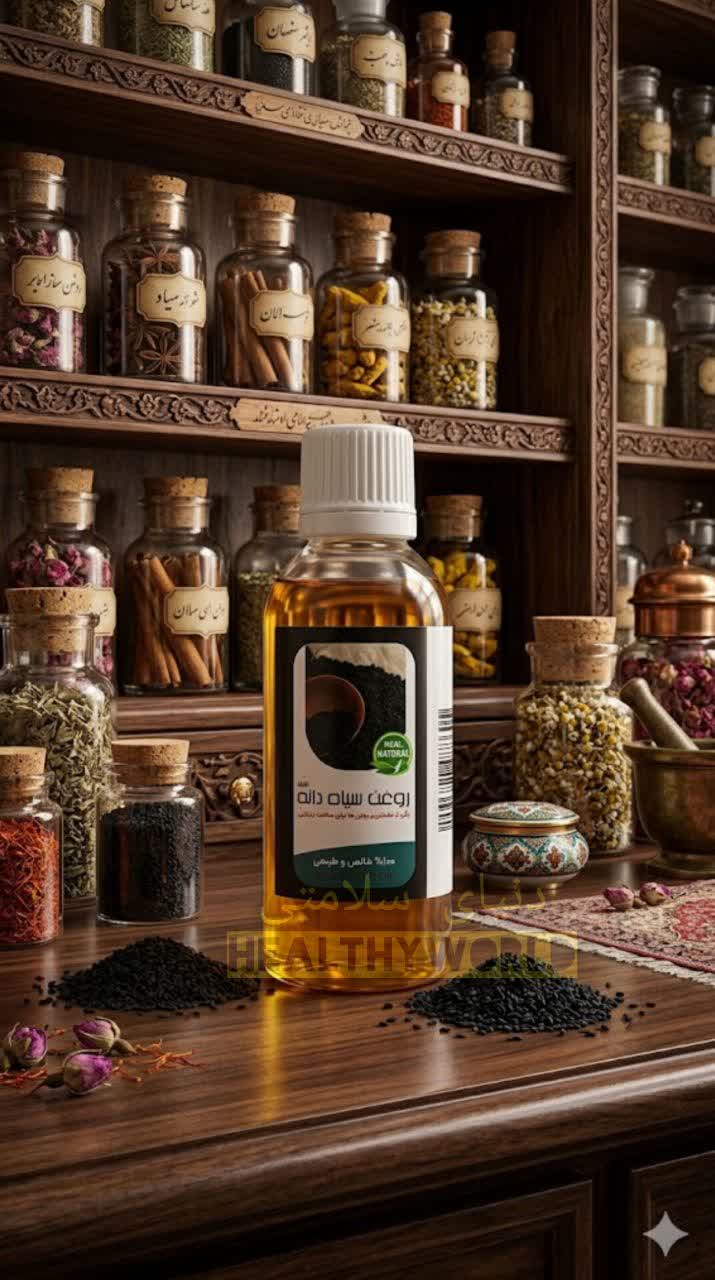 روغن سیاه دانه 45سی سی