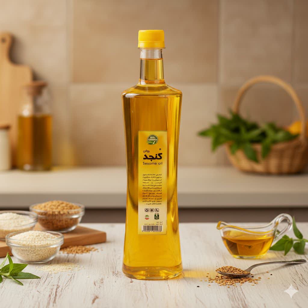 روغن کنجد بکر 800 گرمی