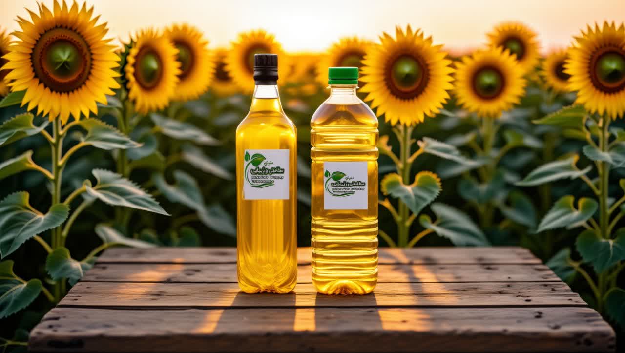 روغن آفتابگردان طبیعی یک لیتری — تصویر ۴