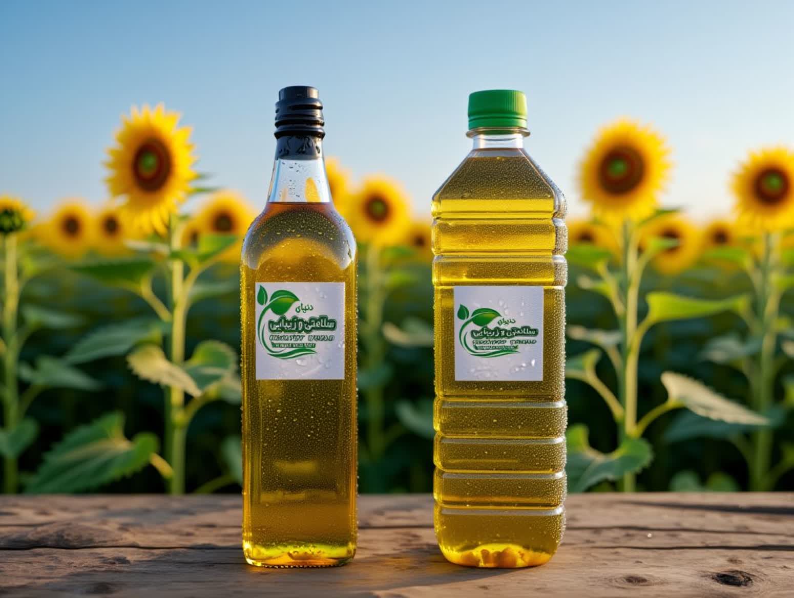 روغن آفتابگردان طبیعی یک لیتری — تصویر ۵