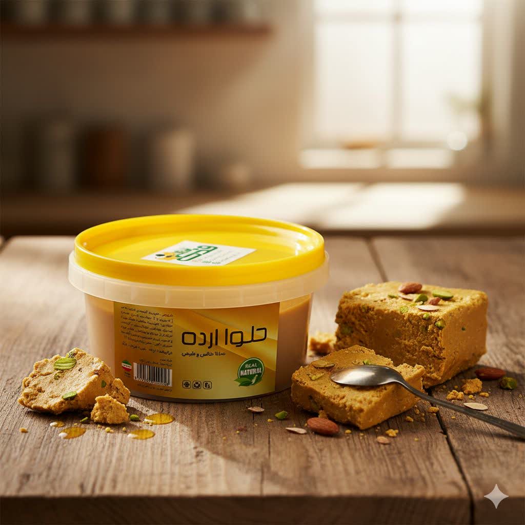 حلوا ارده شیره خرما 500گرم