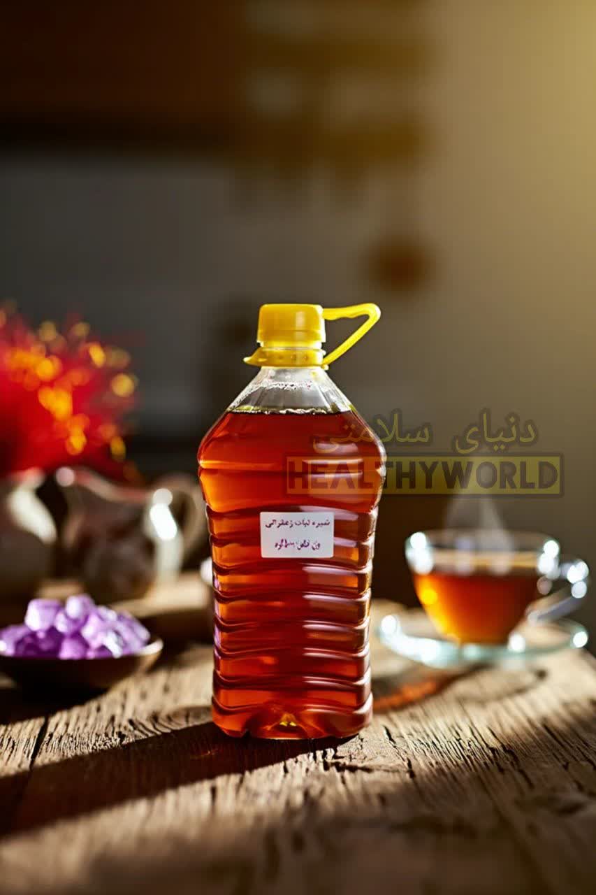 شیره نبات زعفرانی 5 کیلویی — تصویر ۵