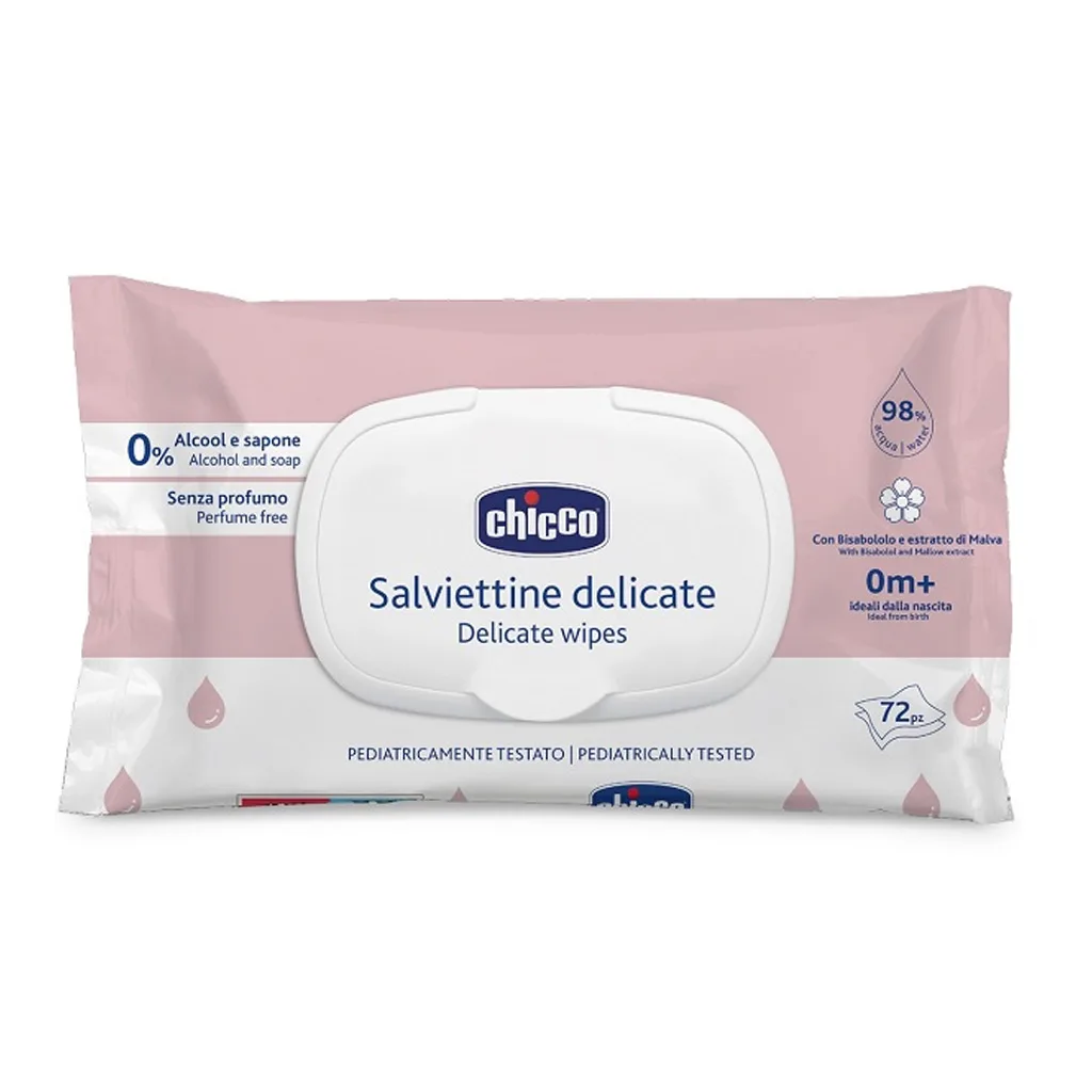 دستمال مرطوب کودک 72 عددی چیکو Chicco — تصویر ۳