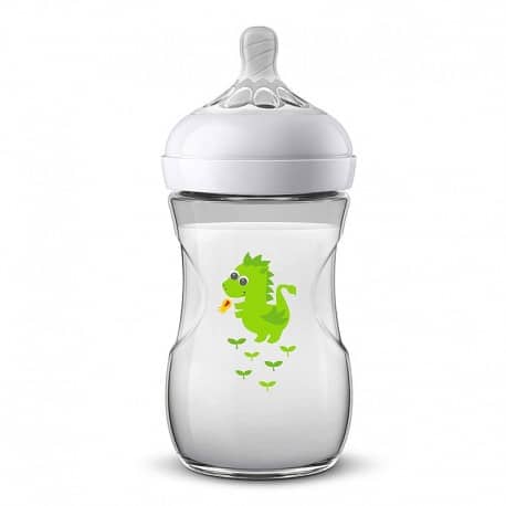 شیشه شیر طلقی260میل فیلیپس اونت طرح اژدها Philips Avent — تصویر ۳