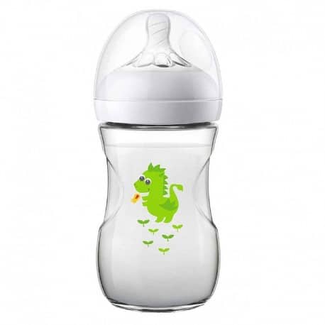 شیشه شیر طلقی260میل فیلیپس اونت طرح اژدها Philips Avent