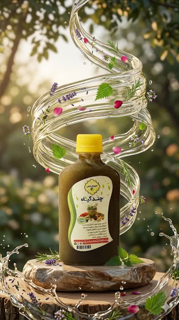 شامپو طبیعی چند گیاه