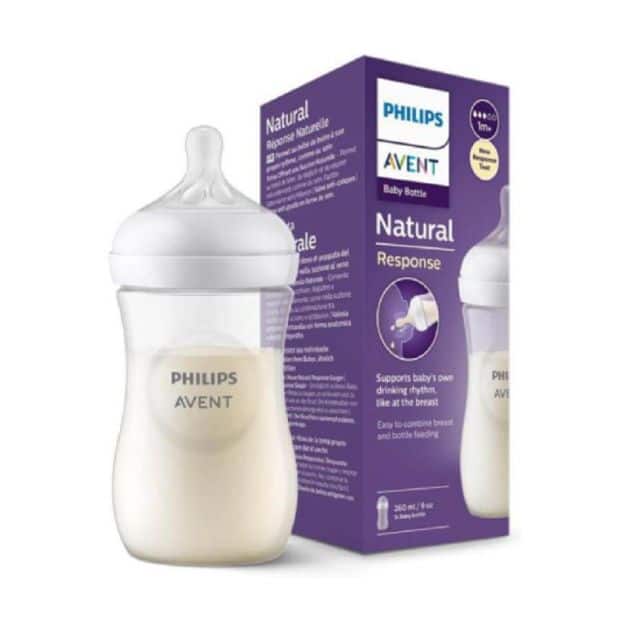 شیشه شیر طلقی نچرال 260 میل فیلیپس اونت Philips Avent — تصویر ۲