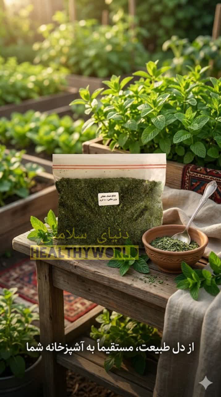 نعناع خشک خانگی 100گرمی