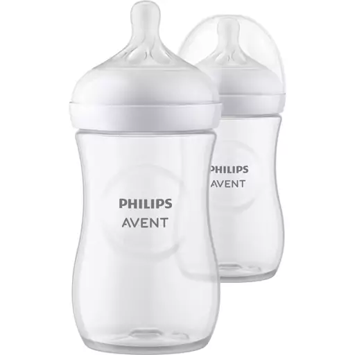 شیشه شیر نچرال 260 میل 2 عددی فلیپس اونت Philips Avent — تصویر ۸