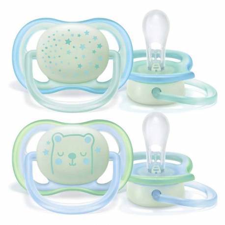 پستانک الترا نایت 0-6 ماه اونت مدل ستاره و خرس Philips Avent