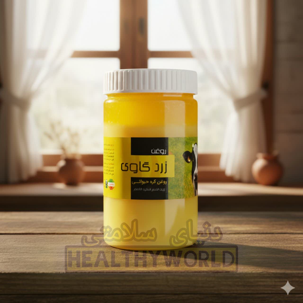 روغن حیوانی زرد گاوی 500گرمی — تصویر ۸