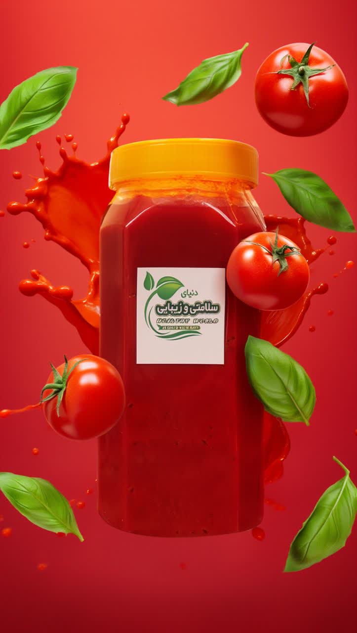 رب گوجه فرنگی خانگی 1کیلویی