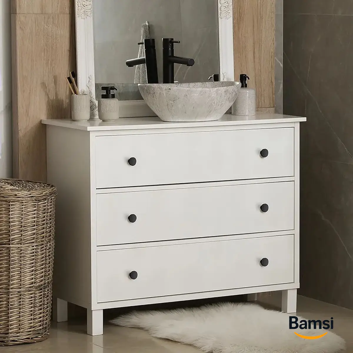 دستگیره تک پیچ کمد و کابینت کد H210 هیرو — تصویر ۷