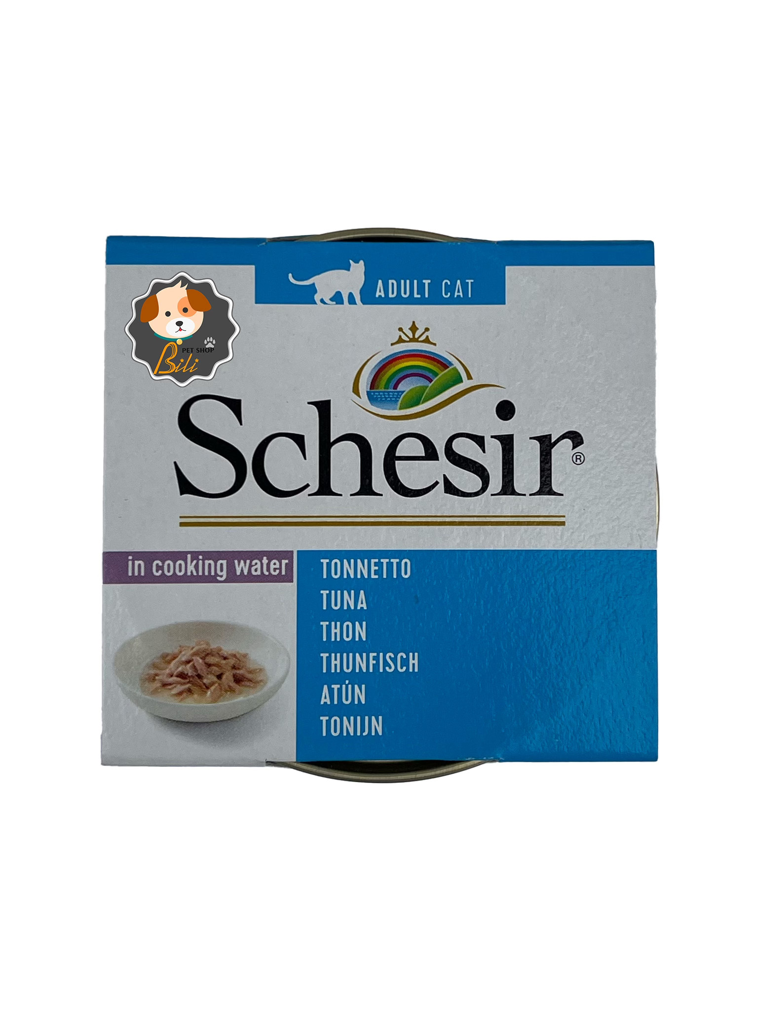کنسرو گربه شسیر با طعم ماهی تن ۸۵ گرمی ـ SCHESIR TUNA CAT 85 GR IN COOKING WATER 85 GR