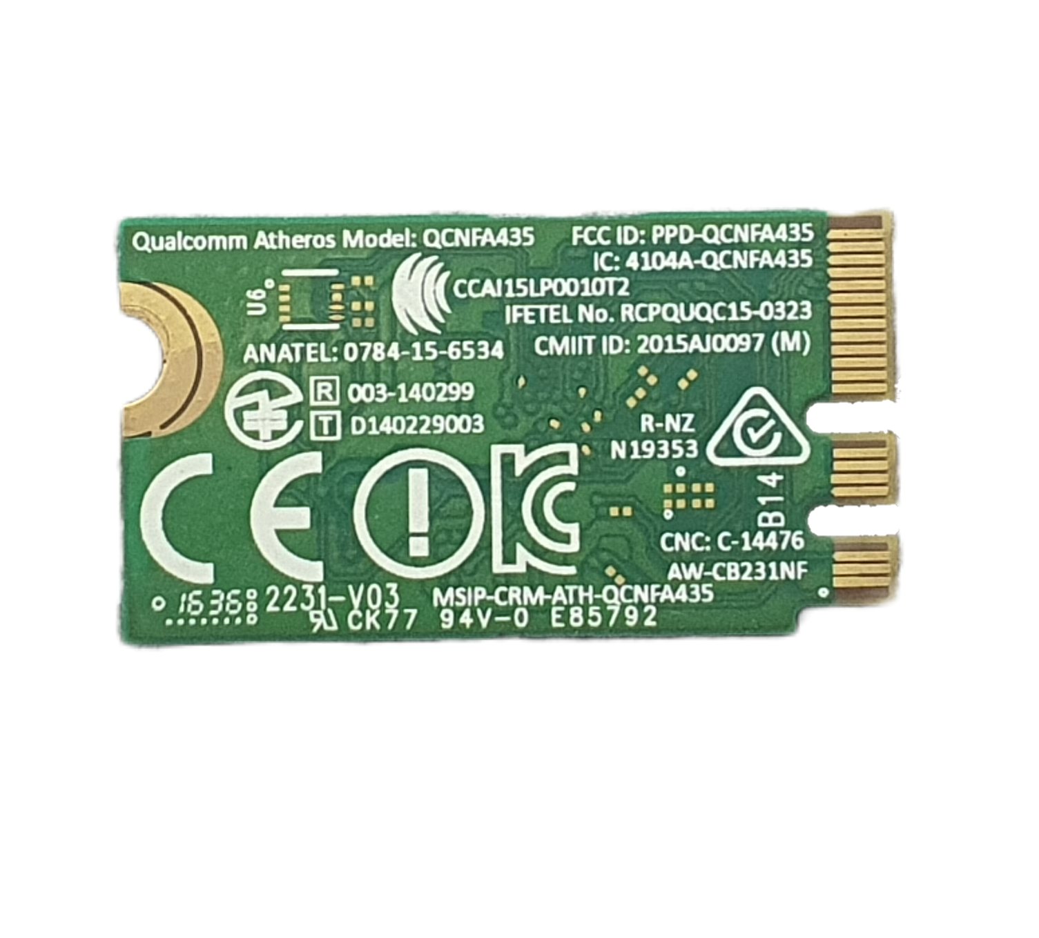 ماژول وایرلس و بلوتوث Qualcomm Atheros AW-CB231NF