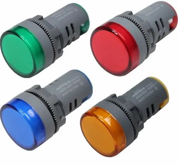 چراغ سیگنال آبی پارس فانال PFS-56 220VAC 22mm — تصویر ۲