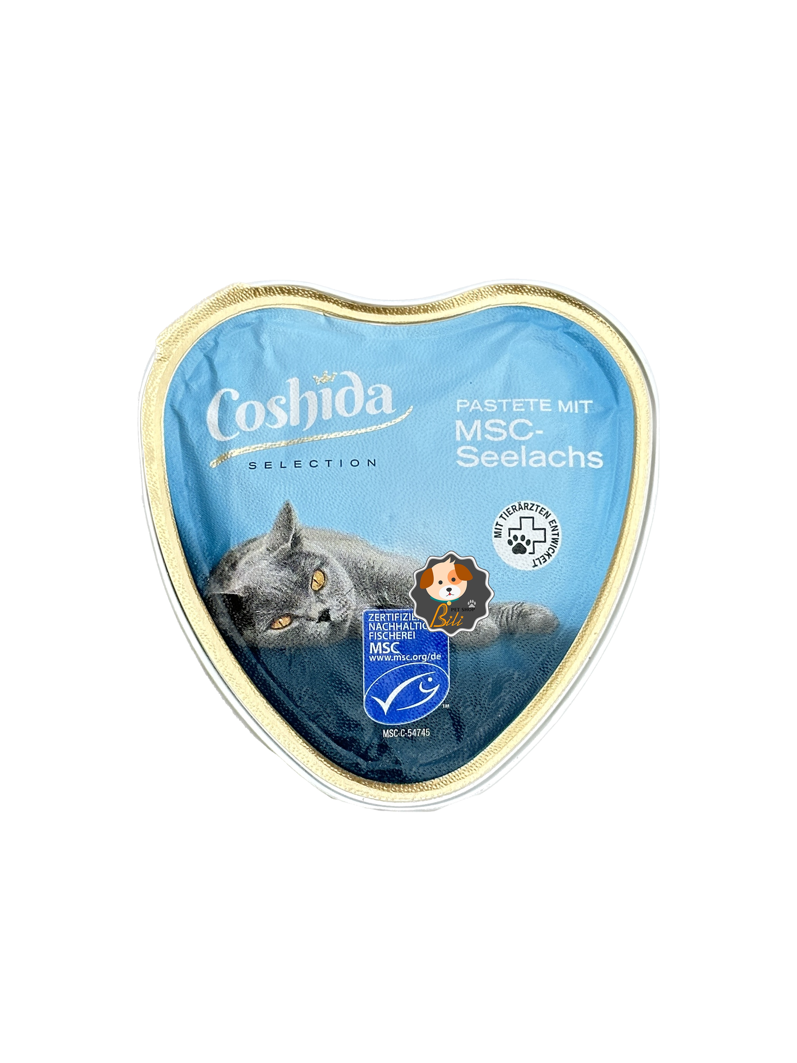 ووم قلبی گربه کوشیدا با طعم ماهی ۸۵ گرمی ـ COSHIDA WITH FISH FLAVOR 85 GR