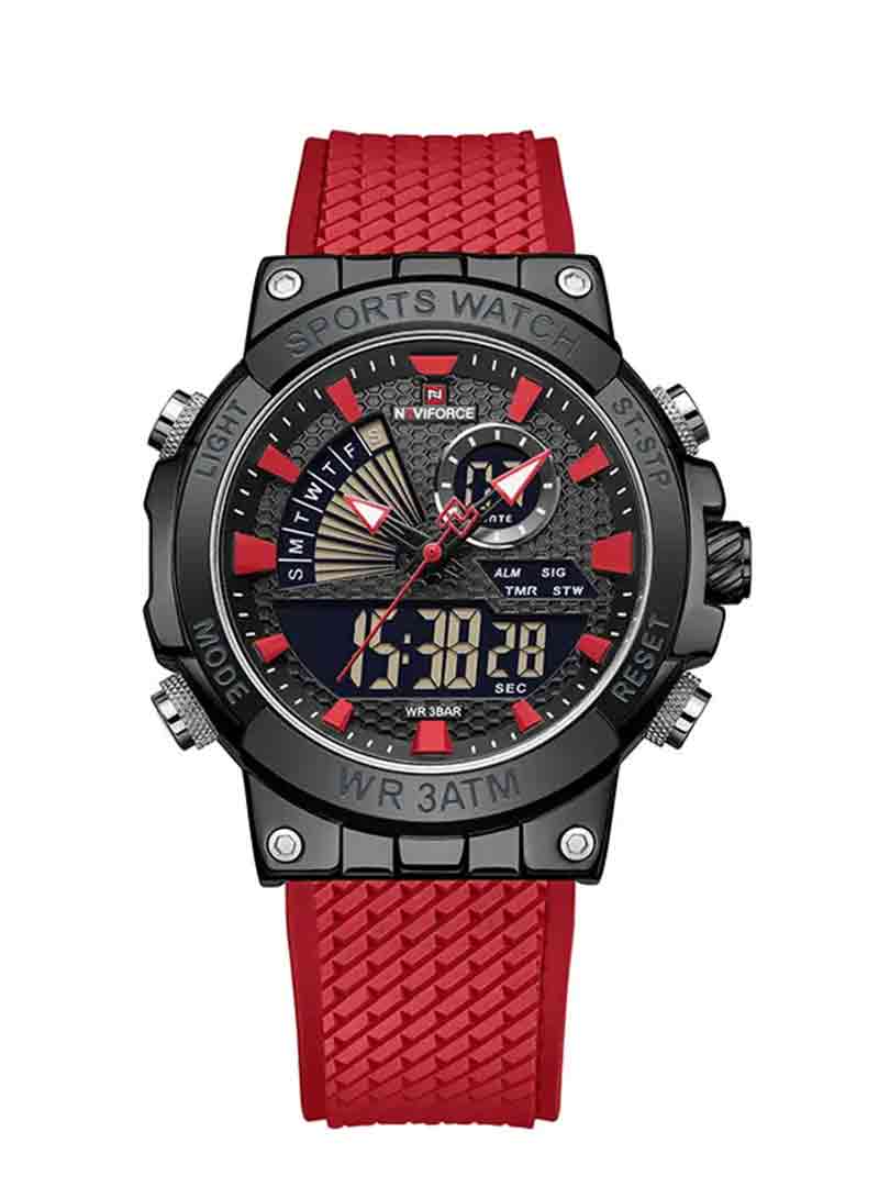 ساعت مچی دوزمانه مردانه نیوی فورس Naviforce 9219 B/B/R — تصویر ۲