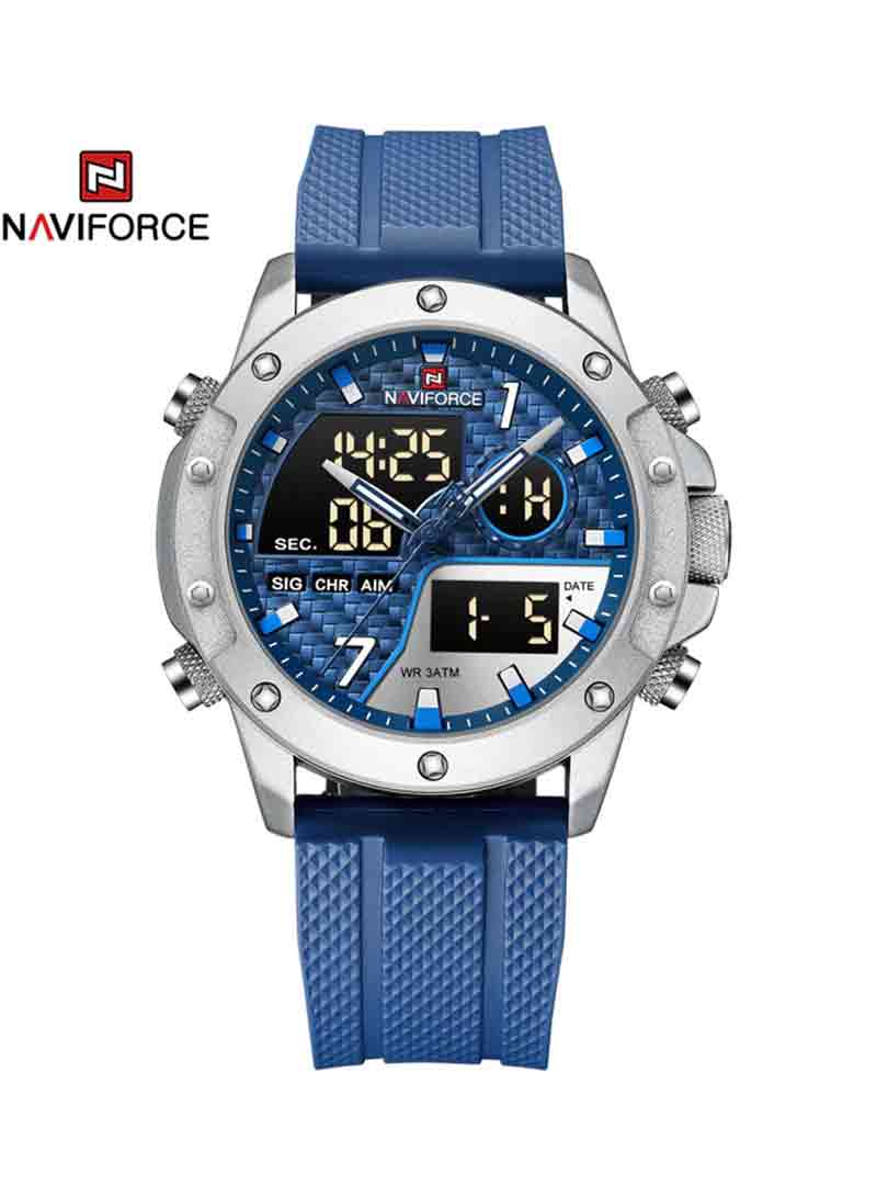 ساعت مچی دوزمانه مردانه نیوی فورس Naviforce NF 9221 S/BE/BE — تصویر ۲