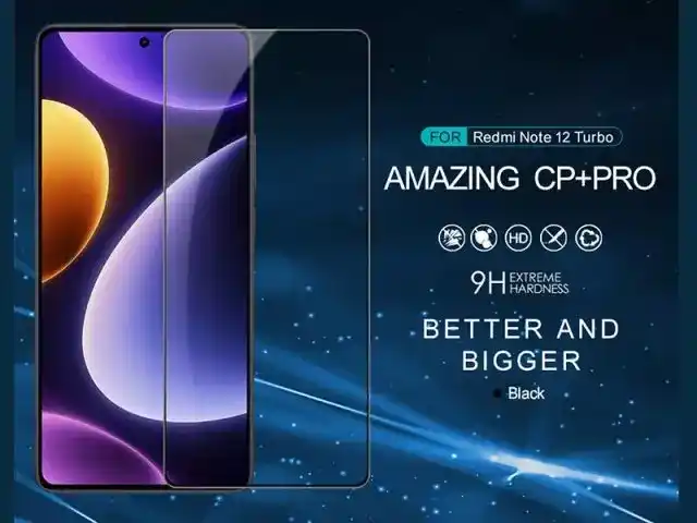 گلس گوشی شیائومی Xiaomi Redmi note 12 turbo مدل full glass — تصویر ۵