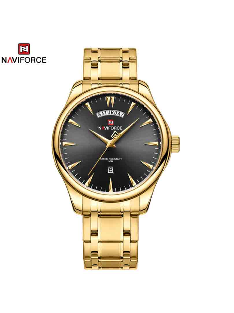 ساعت مچی عقربه ای مردانه نیوی فورس Naviforce NF 9213 G/B