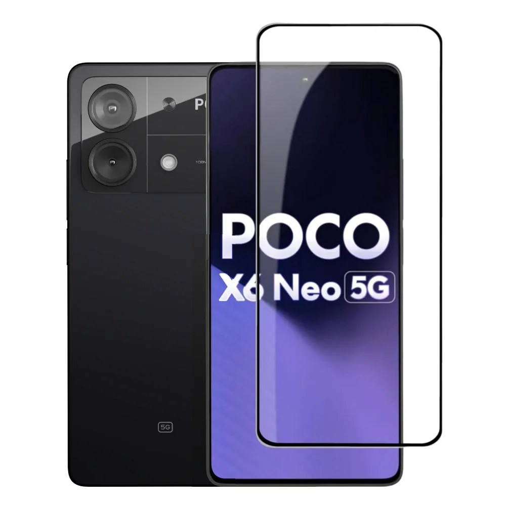 گلس گوشی شیائومی Xiaomi Poco x6 Neo مدل full glass