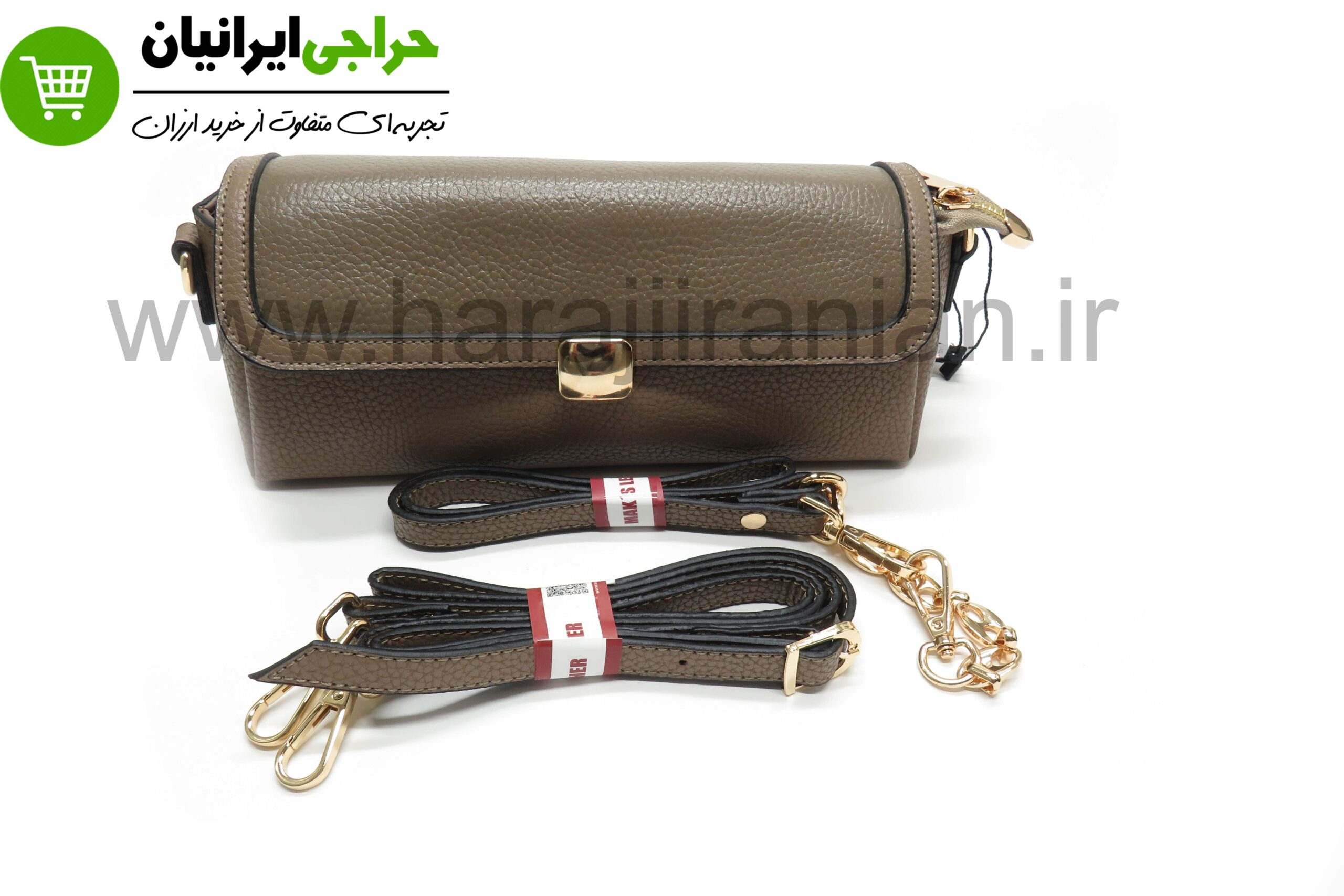 کیف چرم مجلسی زنانه کد 3-1877 — تصویر ۴