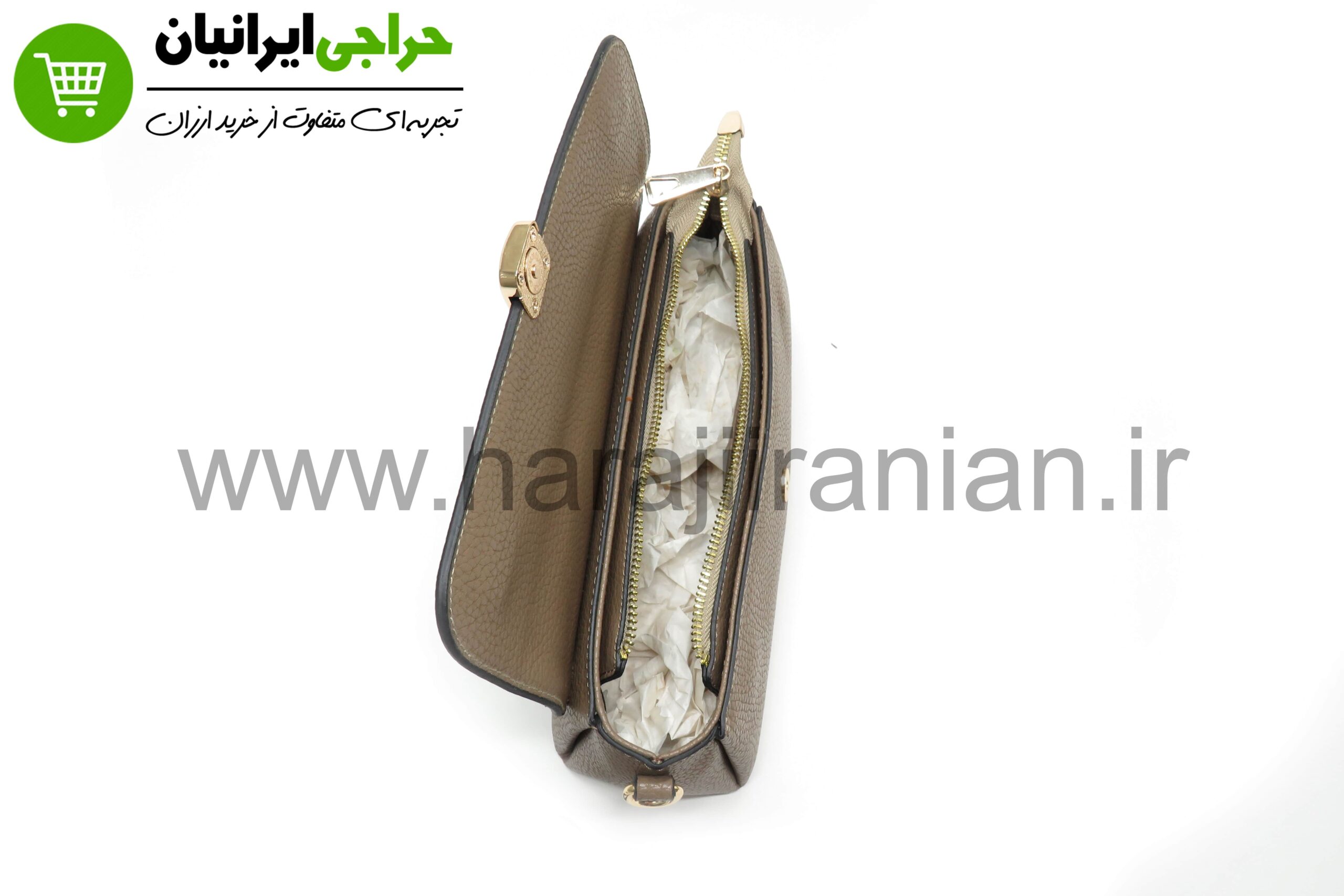کیف چرم مجلسی زنانه کد 3-1877 — تصویر ۵