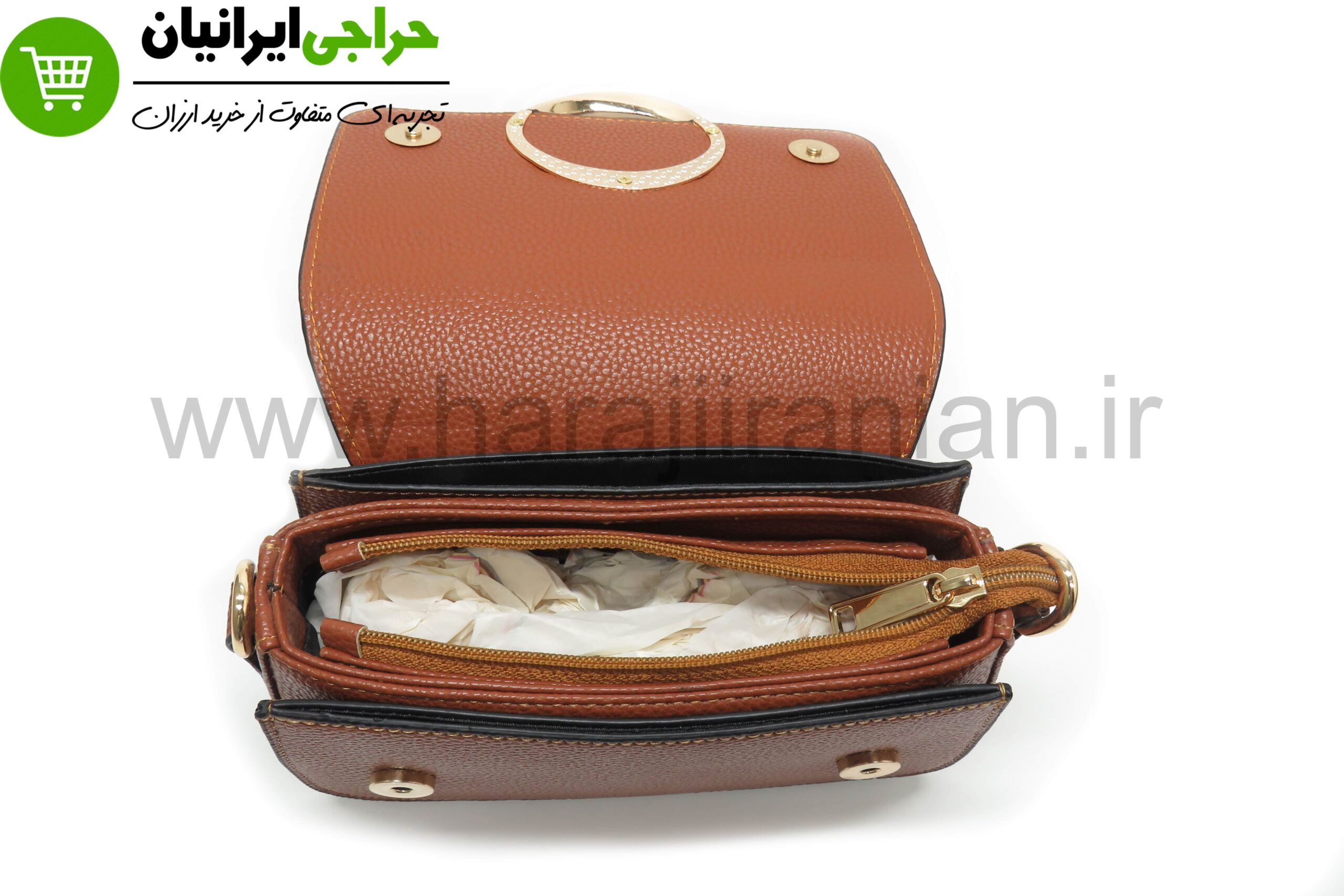 کیف چرم مجلسی زنانه کد 4-1913 — تصویر ۶
