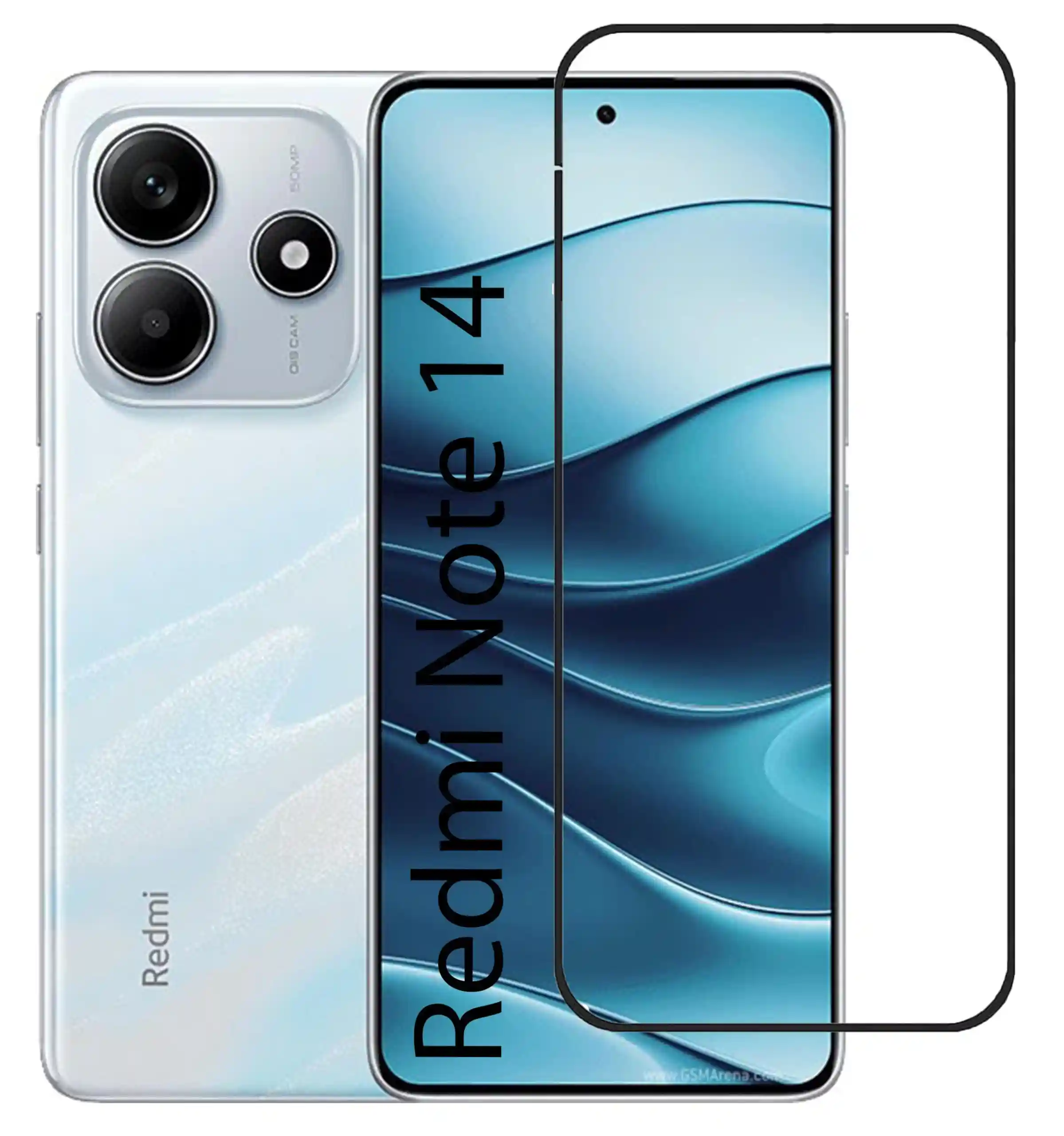گلس گوشی شیائومی Xiaomi Redmi Note 14 5G مدل full glass