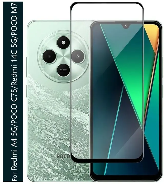 گلس گوشی شیائومی Xiaomi poco M7 مدل full glass