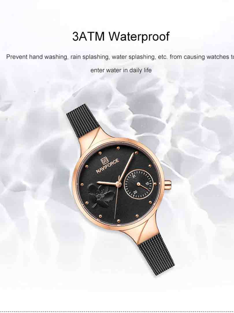 ساعت مچی عقربه ای زنانه نیوی فورس Naviforce 5001 RG/B/B — تصویر ۶