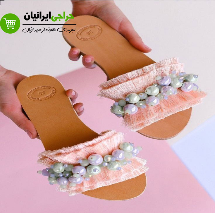صندل فانتزی دخترانه مروارید کد201 — تصویر ۲