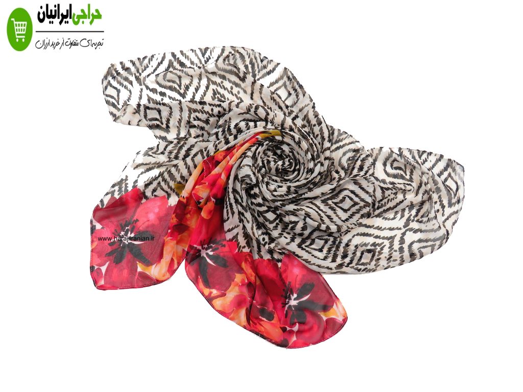 روسری حریر مجلسی کد 125