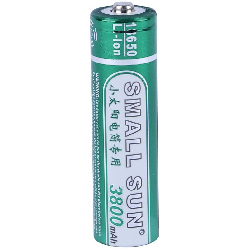 باتری لیتیومی شارژی Small Sun 18650 3800mAh شرینک