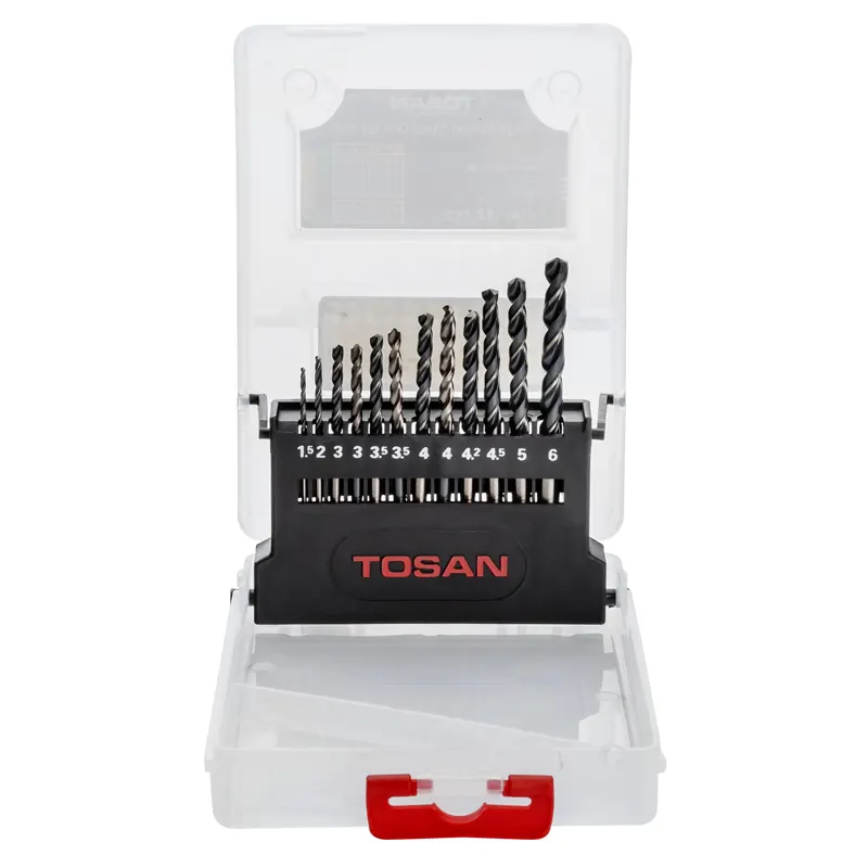 ست 12 عددی مته HSS توسن مدل T14-MB12-HSSCO-165 — تصویر ۲
