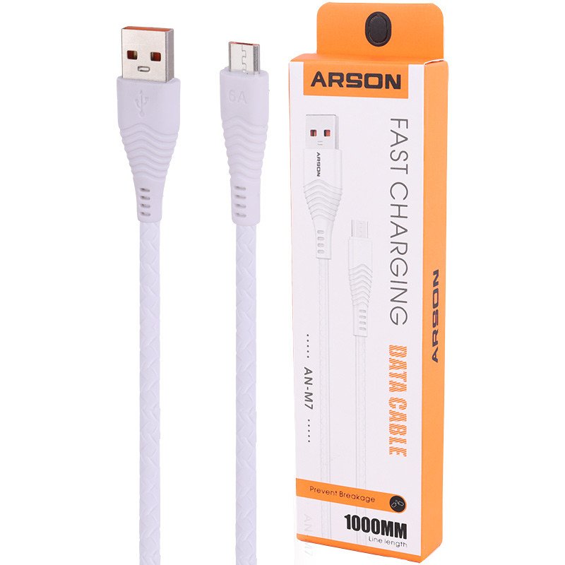 کابل میکرو یو اس بی 2.1 آمپر آرسون AN-M7 طول 1 متر — تصویر ۲