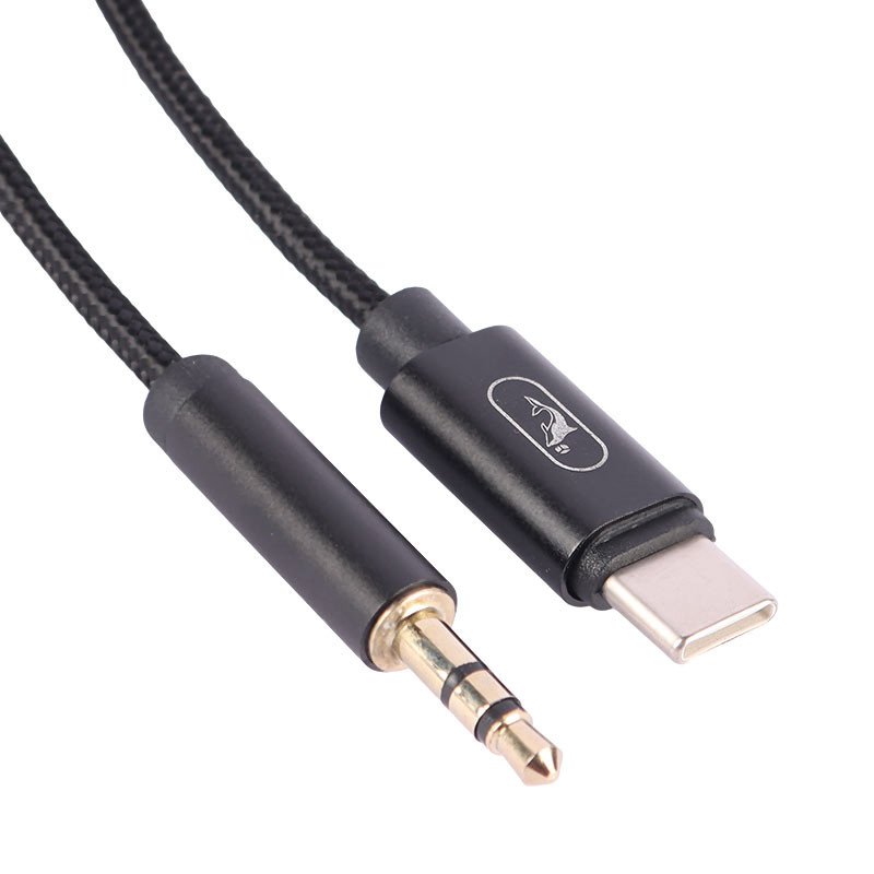کابل تبدیل Type-C به AUX اسکای دلفین SR12 طول 1 متر — تصویر ۳