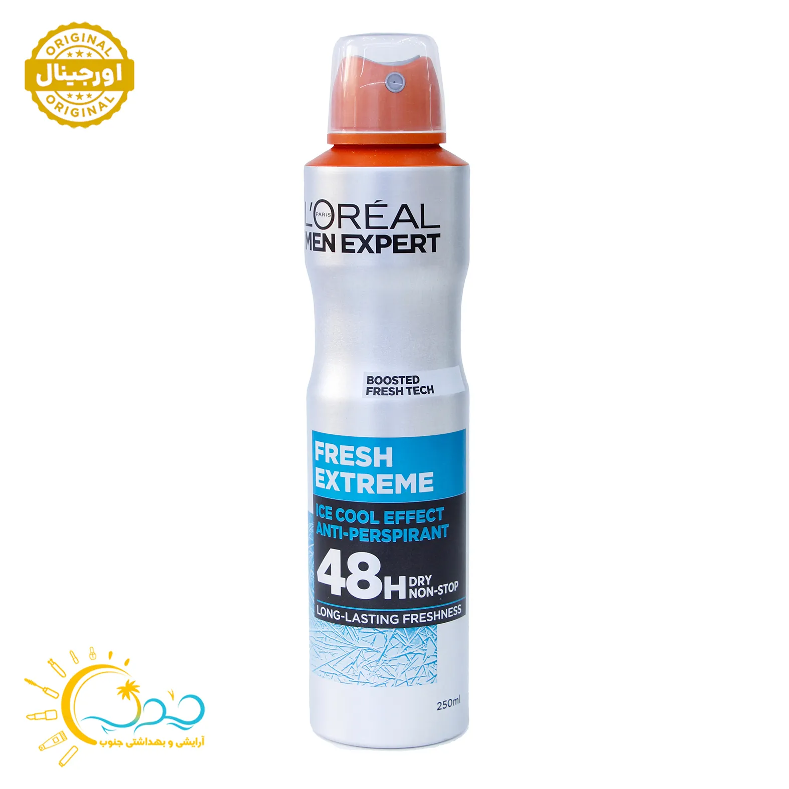 اسپری ضد تعریق لورال مدل expert fresh extreme حجم ۲۵۰ میل