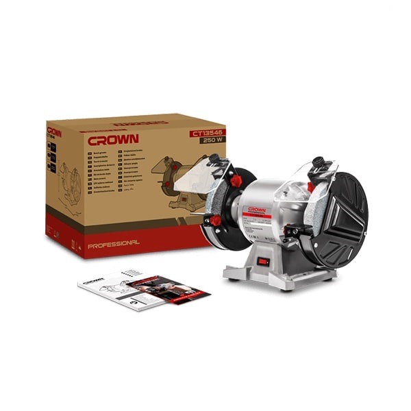 ماشین سنگ سنباده رومیزی 150 میلی متر کرون مدل CT13546 — تصویر ۳