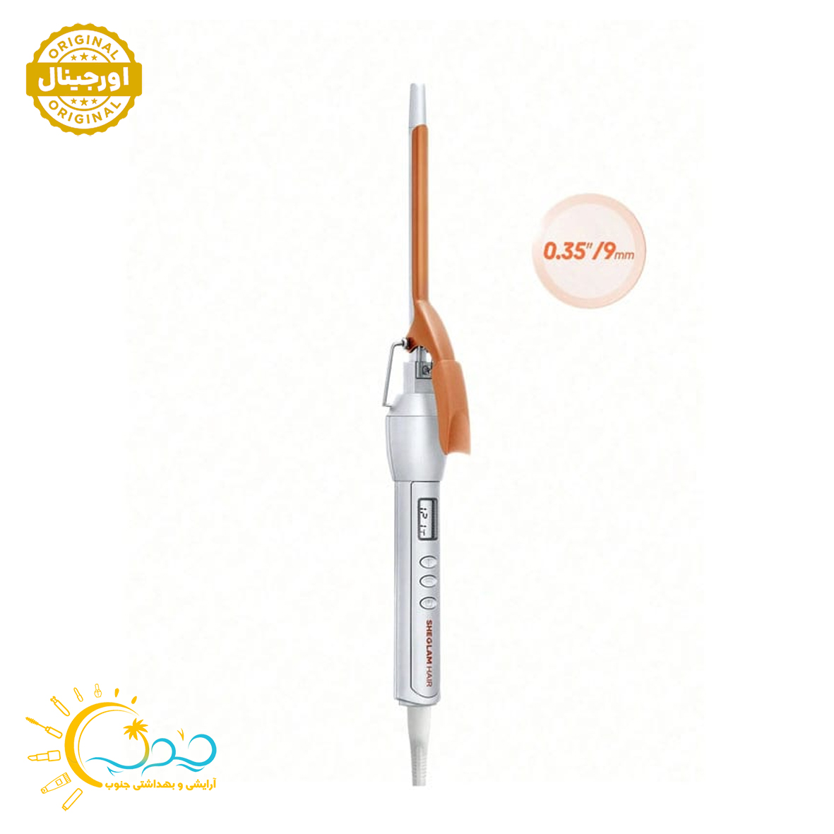 دستگاه بابلیس فر کننده مو شیگلم Sheglam سایز 9mm(ضمانت اورجینال )
