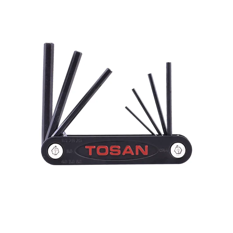 ست 7 عددی آچار آلن شش پر چاقویی توسن مدل T726-N2510