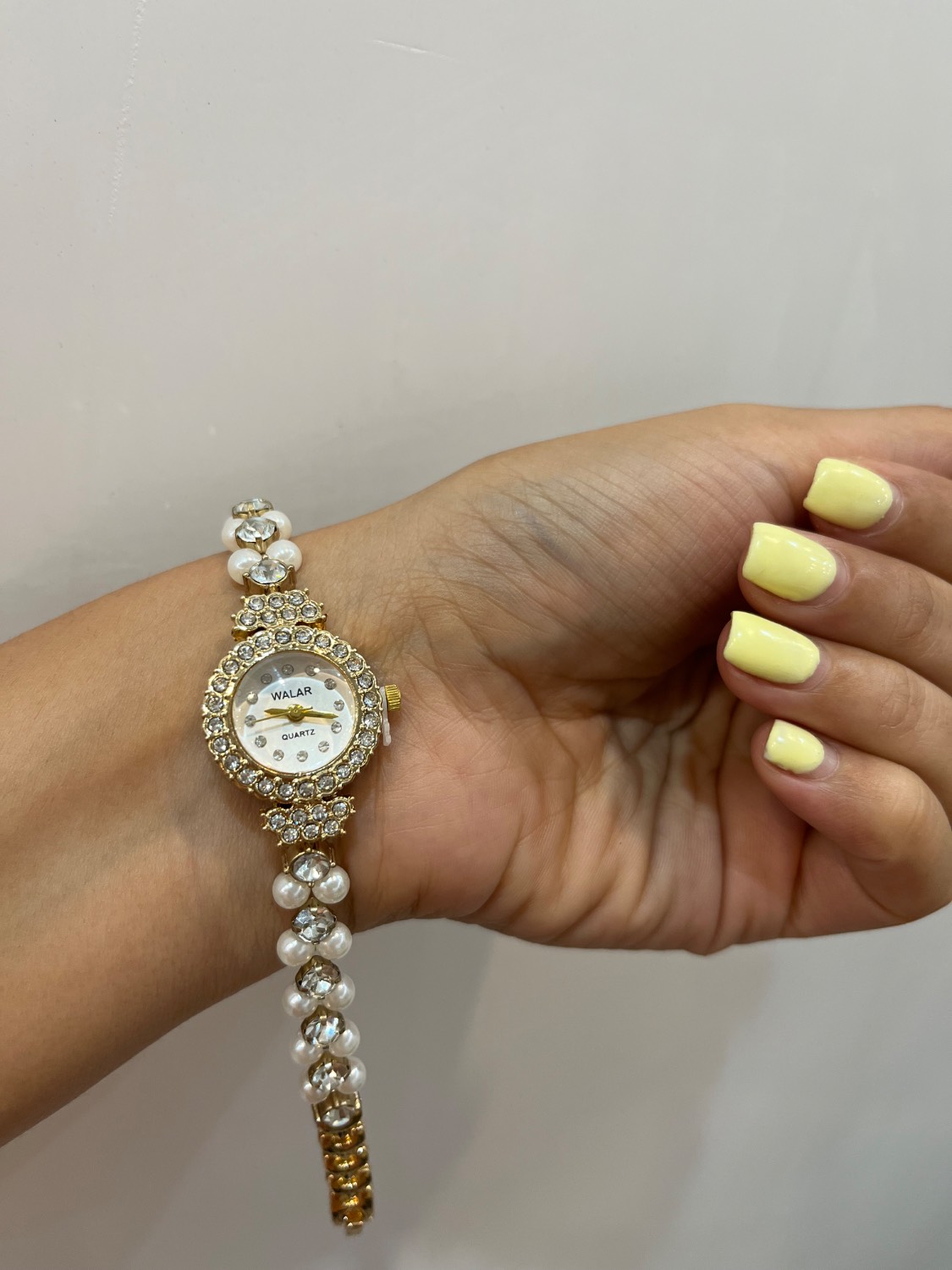 ساعت بند مروارید نگین دار والار — تصویر ۷