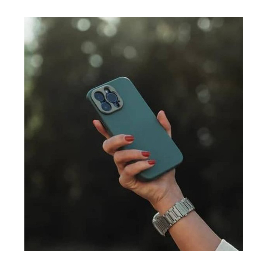 قاب چرمی موبایل آیفون سندمارک SANDMARC iPhone Leather Case-Teal — تصویر ۶