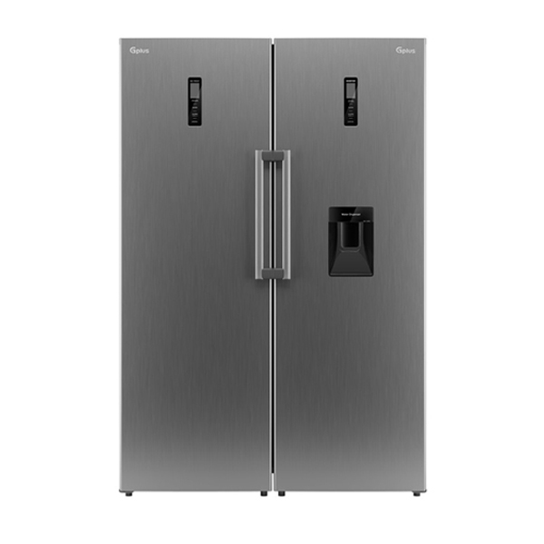 یخچال فریزر دوقلوی جی پلاس مدل GRF-P2737LS/FS نقره ای