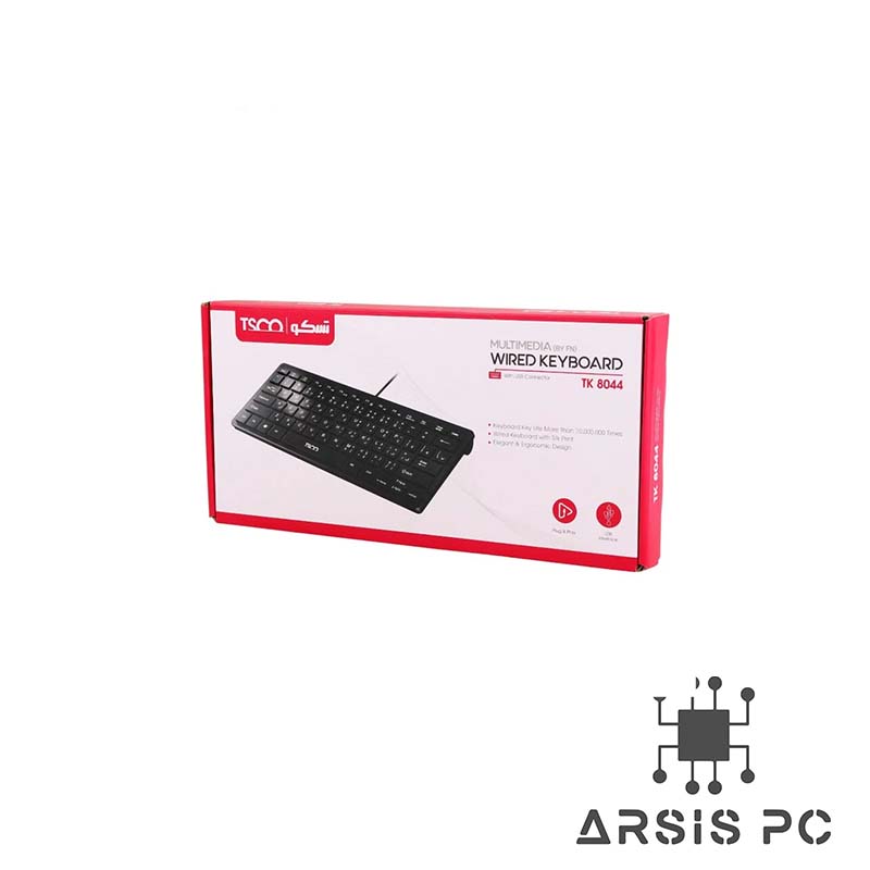 کیبورد سیمی تسکو TK 8044