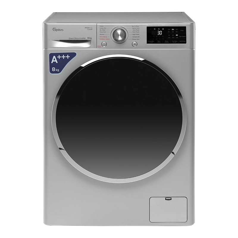 ماشین لباسشویی جی پلاس مدل GWM-L880 ظرفیت 8 کیلوگرم