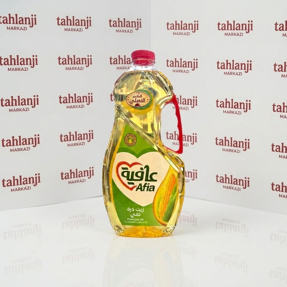 روغن ذرت خالص عافیه Afia مدل Pure Corn Oil حجم ۱.۵ لیتر